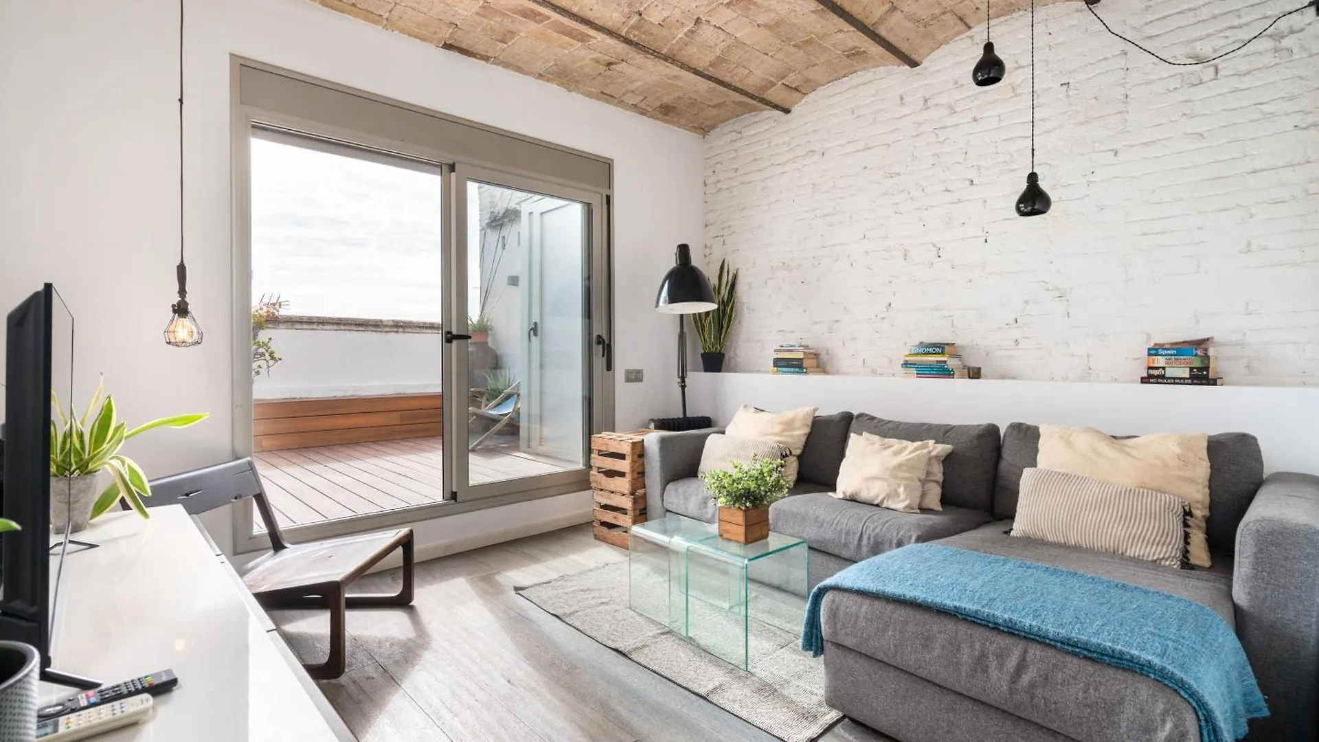 Barcelona Bliss 1Br Haven W Terrace In Gracia Lejlighed