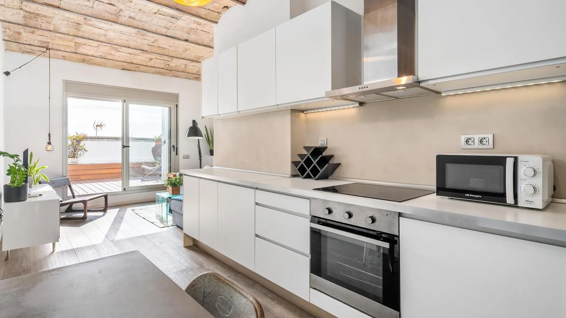 Barcelona Bliss 1Br Haven W Terrace In Gracia Lejlighed Spanien